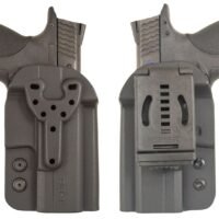 CompTac QB OWB Kydex Holster- Modular Fit-Size 1-Black