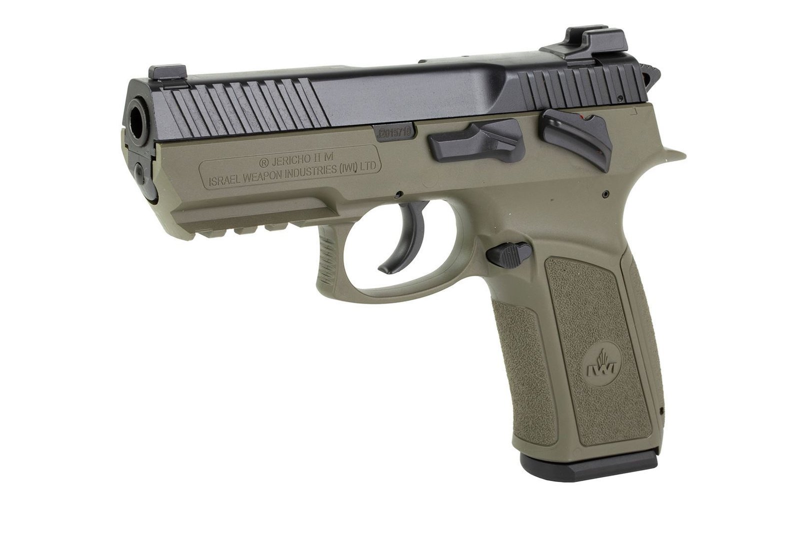 IWI JERICHO 941 ENHANCED Mid-Size Polymer Frame Pistol 9mm Luger 3.8" Barrel (2x)16RD Mag OD Green - Image 3