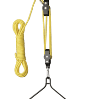 HS SKINNING GAMBREL & HOIST - 4:1 RATIO 600LBS