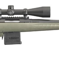 Ruger 26952 American Predator Full Size 204 Ruger 10+1 22" Matte Black Threaded Barrel, Matte Black Picatinny Rail Steel Receiver, Fixed Moss Green Synthetic Stock, Vortex Crossfire II 4-12x44mm