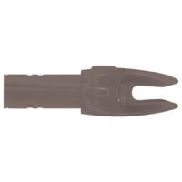 Easton 6mm H Nocks Smoke 12 pk.