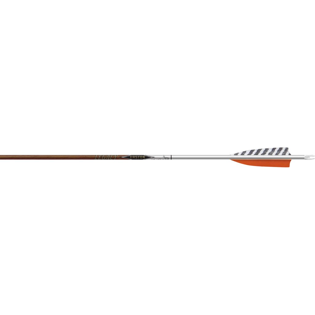 Easton Carbon Legacy 5mm Arrows 4 in. Helical Feathers 600 6 pk.
