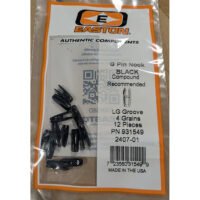 Easton Compound G Pin Nocks Black Large Groove 12 pk.