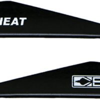 BOHNING HEAT VANE 2.5" - SOLID BLACK 36PK