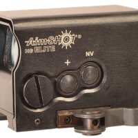 AimShot HGELITEBGREE HG Elite  Black Anodized 1 x 34mm Green Crosshair Reticle