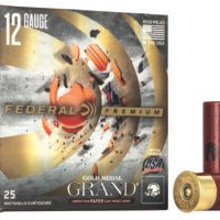 Federal GMT11775 Premium Gold Medal Paper 12Gauge 2.75" 1 1/8oz 7.5Shot 25 Per Box/10 Case