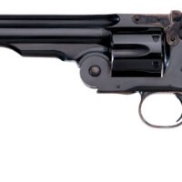 Taylors & Company 550639 Second Model Schofield 45 Colt (LC) Caliber with 7" Barrel, 6rd Capacity Cylinder, Overall Blued Finish Steel & Walnut Grip