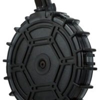 ProMag REMA4 Standard  70rd Drum 22 LR Fits Remington 597 Smoke Polycarbonate