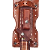 Galco SHU Shuka Knife Holder Over The Shoulder Tan Leather