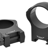 Warne 7224M Scope Rings Mountain Tech Matte Black 34mm Ultra High 0 MOA