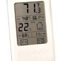 SnapSafe 75909 Gun Safe Hygrometer Gray AAA