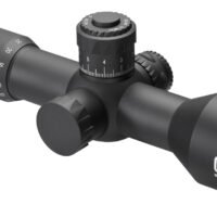 Eotech VDU525FFMD4 Vudu FFP Black Hardcoat Anodized 5-25x 50mm 34mm Tube Illuminated Red MD4 MOA Reticle Features Throw Lever