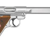 RUGER MRK IV COMP 22LR 6.9" STS CHCKRD WD GRP FXD SGHT 10RD