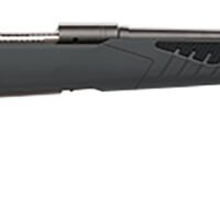 Savage Arms 57173 110 Hunter Full Size 6.5 Creedmoor 4+1 24" Matte Black Button-Rifled Barrel, Matte Black Drilled & Tapped Carbon Steel Receiver, Adj AccuStock Matte Gray Synthetic Stock, Right Hand