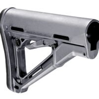 Magpul MAG310-GRY CTR Carbine Stock Stealth Gray Synthetic for AR-15, M16, M4 with Mil-Spec Tube (Tube Not Included)