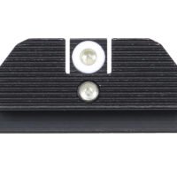 Night Fision GLK001015WGZ Student Of The Gun Accur8 For Glock  Green Tritium White Outline Front Sight-Green Tritium Black Ring Rear Sight Glock 17/17L/19