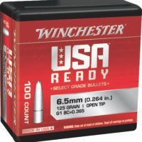 Winchester Ammo WBR65125 Centerfire Rifle  6.5Creedmoor 125gr Open Tip 100 Per Box/10 Case
