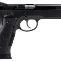 CZ-USA 91731 A01-LD  Full Size Frame 9mm Luger 19+1 4.93" Black Match Grade Bull Barrel, Blued Serrated Steel Slide, Blued Steel Frame w/Beavertail, Black Checkered Polymer Grip