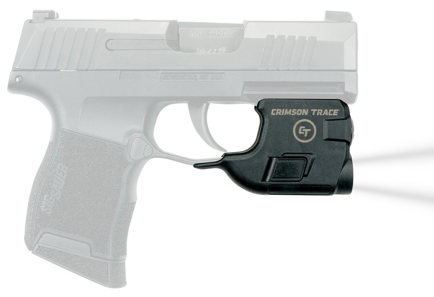 Crimson Trace 0182801 Lightguard Polymer Sig Sauer P365/P365SAS/P365XL, 110 Lumens White LED, Trigger Guard Mount
