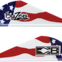 BOHNING BLAZER VANES TRUE - COLOR 2" AMERICAN FLAG 100PK
