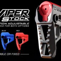 Strike VIPERPITBK Pit Viper Stock AR-Platform Black Aluminum/Steel