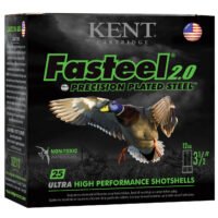 Kent Cartridge K1235FS404 Fasteel 2.0  12 Gauge 3.50" 1 3/8 oz 4 Shot 25 Per Box/ 10 Case