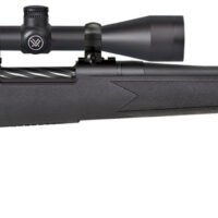 Mossberg 28052 Patriot  22-250 Rem Caliber with 5+1 Capacity, 22" Fluted Barrel, Matte Blued Metal Finish & Black Synthetic Stock Right Hand (Full Size) Includes Vortex Crossfire II 3-9x40mm Scope