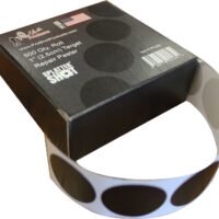 Pro-Shot PR500 SplatterShot Repair Pasters Black 1" Self-Adhesive 500 Per Roll
