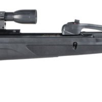 Gamo 6110068754 Swarm Whisper Gas Piston 177 10 Shot Fluted Polymer Jacketed Rifled Steel Barrel w/Whisper Noise Dampening, Non-Slip Textured All Weather Stock & Forearm Includes Gamo 4x32mm Scope