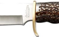 UNCLE HENRY KNIFE NEXT GEN - STAGLON 5.5" BLD W/LTHR SHEATH