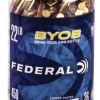 Federal 750BTL450 Champion Training BYOB 22LR 36gr Copper Plated Hollow Point 450 Per Box/8 Case