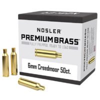 Nosler 10229 Premium Brass Unprimed Cases 6mmCreedmoor Rifle Brass 50/Box