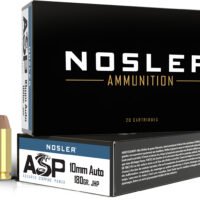 Nosler 51412 Assured Stopping Power Handgun 10mmAuto 180gr Jacketed Hollow Point 50 Per Box/10 Case