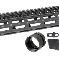 MIDWEST INDUSTRIES INC MICRM14 M-Series AR-15 6061 Aluminum Black Hard Coat Anodized 14"