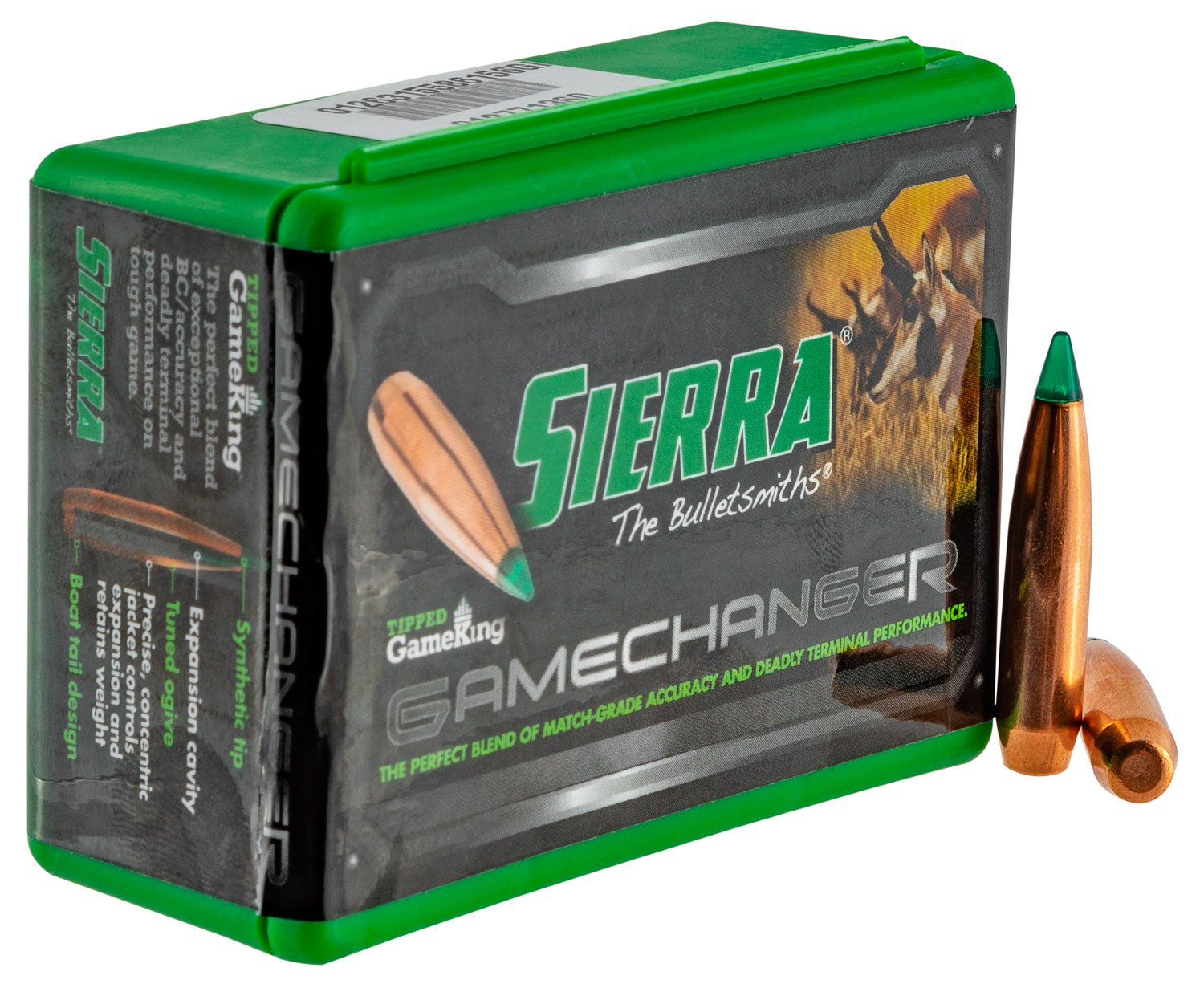 Sierra 4330T Tipped GameKing 6.5Creedmoor 130gr Hollow Point Boat Tail 50/Box