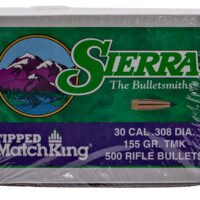 Sierra 7755C Tipped MatchKing  30Cal 155gr Tipped MatchKing 500/Box