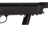 Savage Arms 40210 64 Takedown Full Size 22 LR 10+1 16.50" Black Satin Sporter Barrel, Satin Black Drilled & Tapped Carbon Steel Receiver, Matte Black Fixed Synthetic Stock, Left Hand