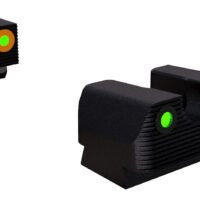 Rival Arms RA1A231G Night Sights for G17/G19  Green Tritium Orange Outline Front Sight-Green Tritium Black Outline Rear Sight