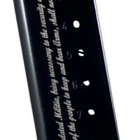 Mec-Gar MGCG45082A Standard  8rd 45 ACP Fits 1911 Government Blued w.2nd Amendment Engraving Carbon Steel