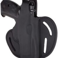 1791 Gunleather BHX5SSBLR BHX  OWB 05S Stealth Black Leather Belt Slide Fits Sig P320 Carry/Springfield XD-M Compact