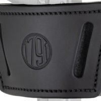 1791 Gunleather UIWXSBLA UIW Max  IWB/OWB Black Leather Belt Clip Fits Most Mid-Large Frame Autos with Rail, Laser & Light Ambidextrous