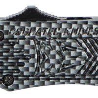 CobraTec Knives SCFCTK1STNS CTK-1  Small 2.75" OTF Tanto Plain D2 Steel Blade/Carbon Fiber Aluminum Handle Features Glass Breaker Includes Pocket Clip