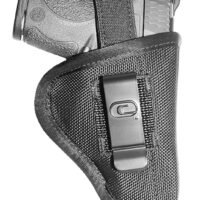 Crossfire Shooting Gear CRFTUSA1M1 The Undercover  IWB/OWB Size 01 Black Ballistic Nylon Belt Clip Fits Micro 1-1.50" Barrel Ambidextrous
