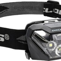 Cyclops CYCHL500 HL500  500 Lumens Red/White LED Bulb Black 75 Meters Distance