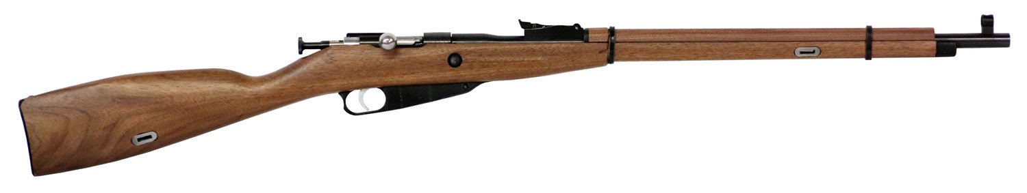 Crickett KSA9130 91/30 Mini Youth 22 LR 1rd 20" Blued Barrel & Receiver, Hooded Front/Adjustable Rear Sights, Black Walnut Stock w/11.5" LOP