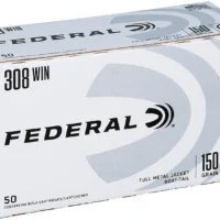 FEDERAL 308 WIN 150GR FMJ-BT 50RD/BX 5BX/CS