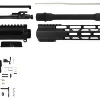 TacFire SSRK556LPK Lower Parts Kit Unassembled Rifle Kit 223 Rem/5.56x45mm NATO AR Platform  Aluminum 1/2"-28 tpi