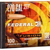 Federal FB277F2 Fusion Component 270 Win .277 130 gr Fusion Soft Point 100 Per Box/ 4 Case
