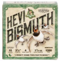 HEVI-Shot HS15504 HEVI-Bismuth  10Gauge 3.50" 1 3/4oz Bismuth 4Shot 25 Per Box/10 Case