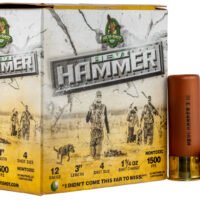 HEVI-Shot HS28004 HEVI-Hammer 12Gauge 3" 1 1/4oz 4Shot 25 Per Box/10 Case